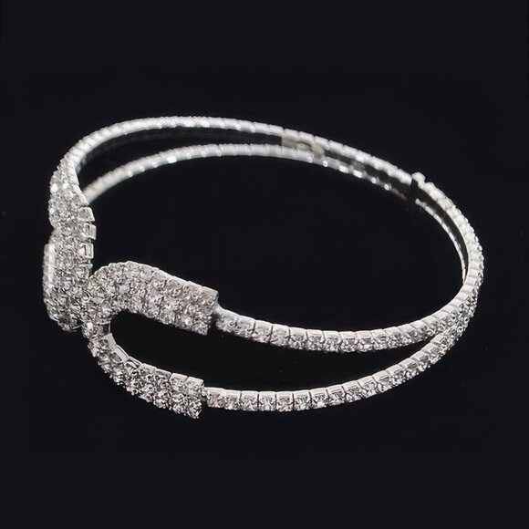 Wrap Rhinestone Bangle - Picture 5 of 6